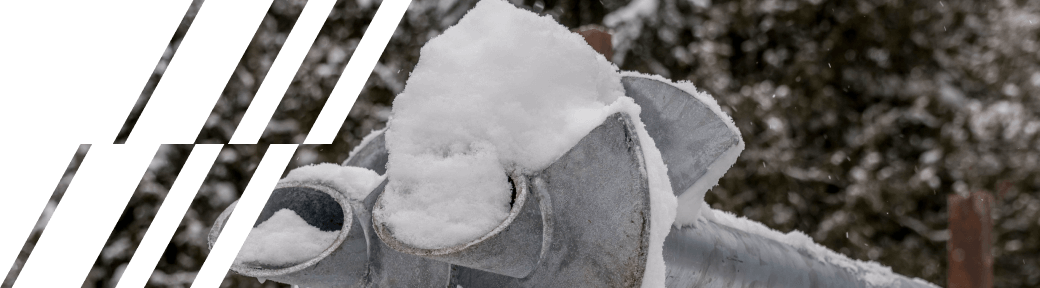 diamondtech snow covered metal auger