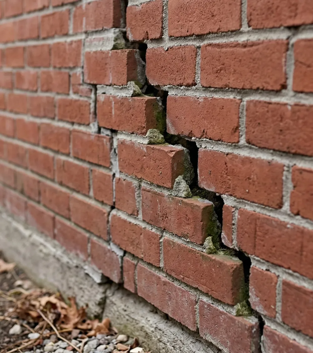 brick crack