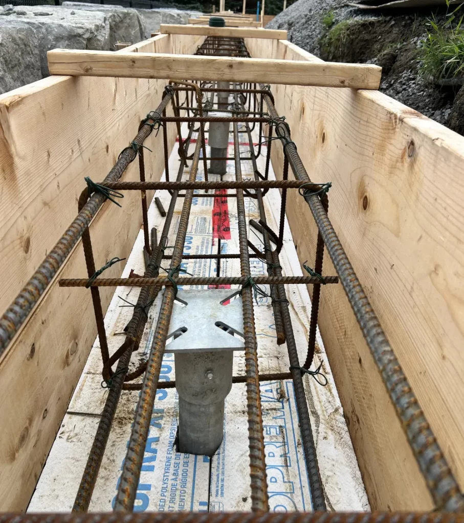 commercial helical pile foundation