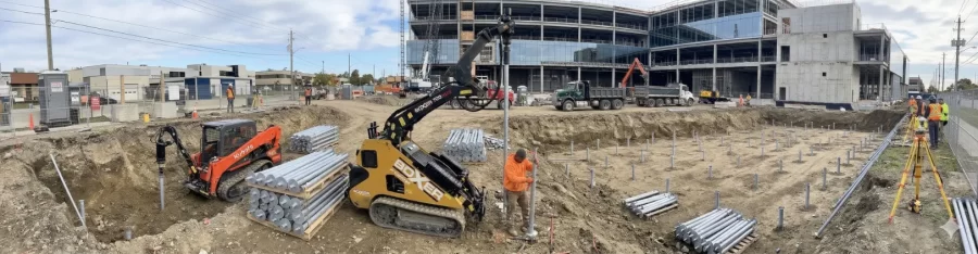 commercial helical piles business foundations