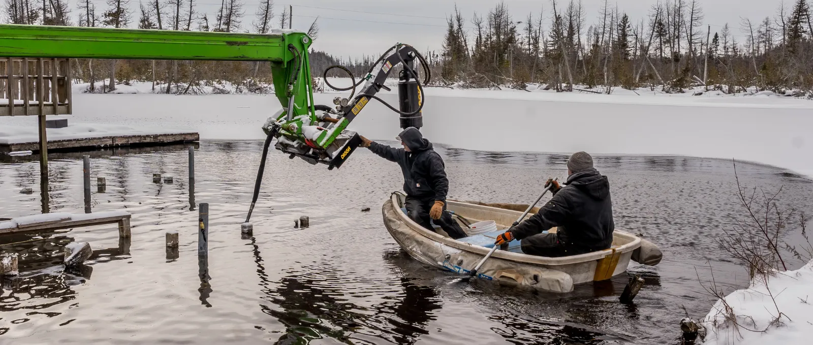 helical pile installers