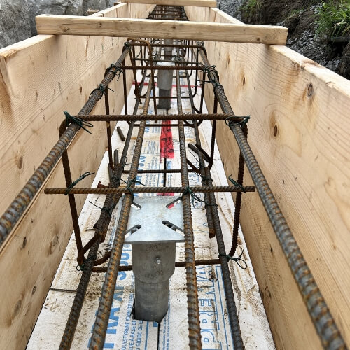 weight bearing shed foundations