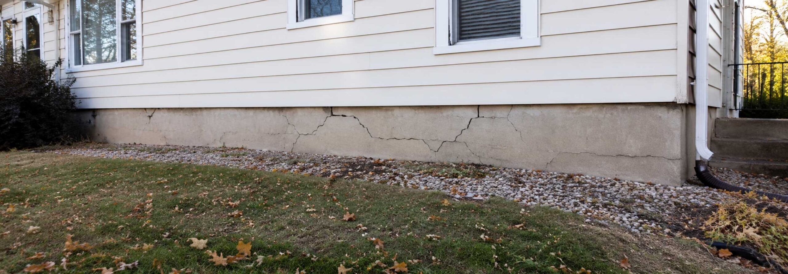 helical pile foundation crack repair