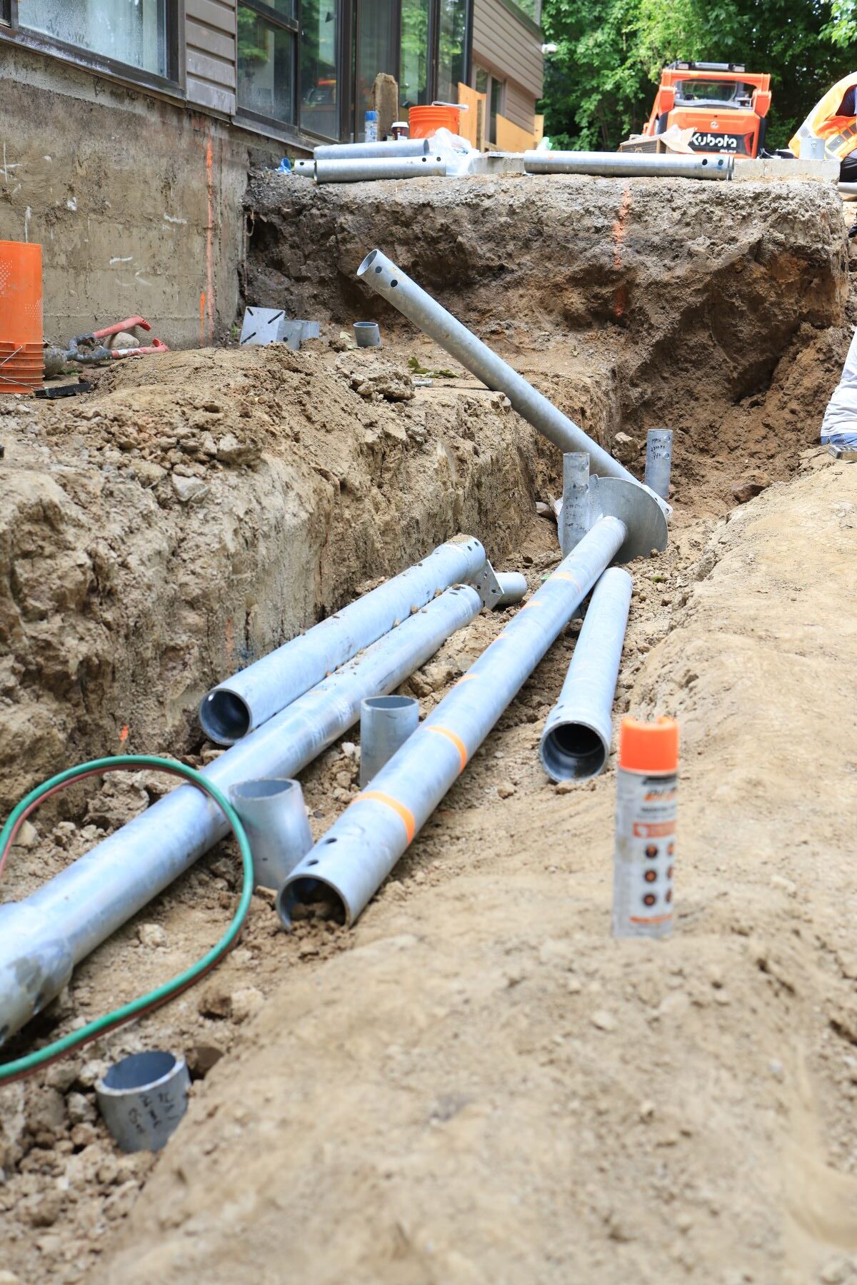concord soil screw pile installation