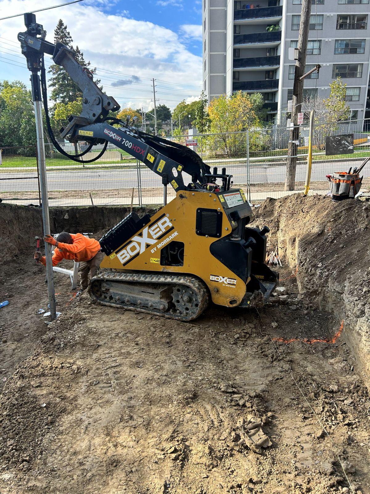 diamondtechpiles angus screw pile foundation installation
