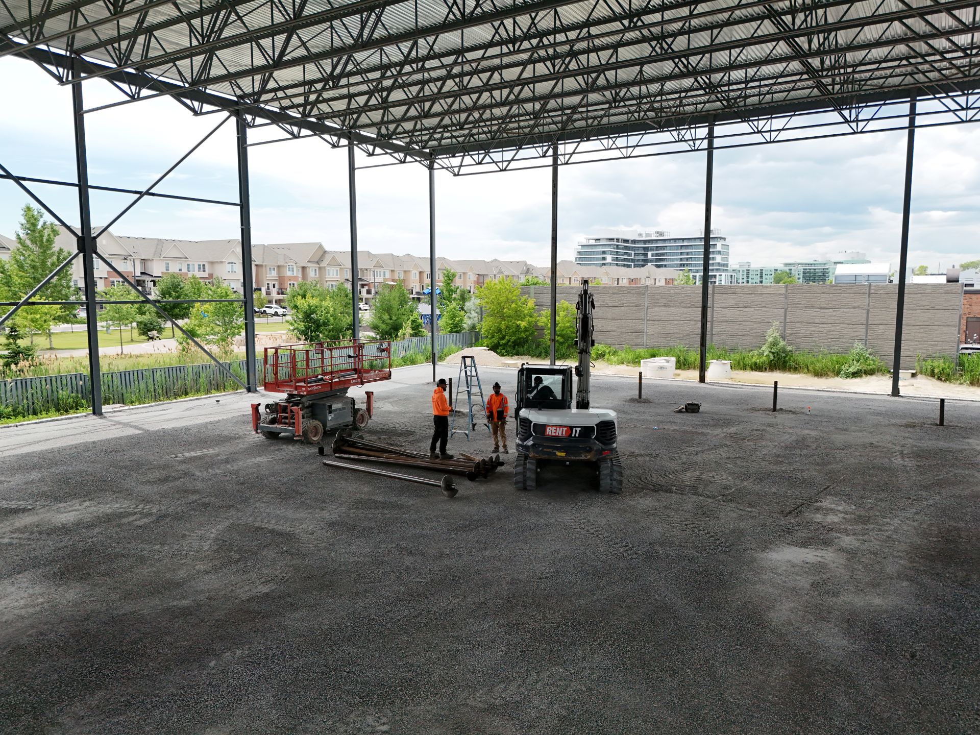 new tecumseth screw pile installation